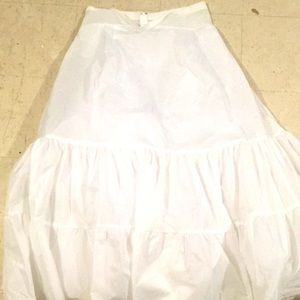 fluffy long petticoat